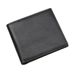 Cool Dark Brown Vintage Bifold Small Wallet Leather Mens Black billfold Small Wallet Card Wallet Coin Purse For Men - iwalletsmen