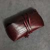Handmade Vintage LEATHER MEN'S Womens Sunglasses Box Case Yellow Brown Glasses Holder For Men - iwalletsmen
