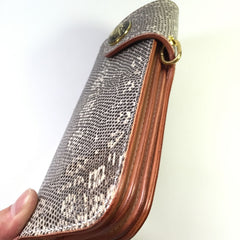 Handmade Leather Biker Wallet Mens Cool Chain Wallet Trucker Wallet with Chain