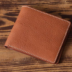 Handmade Leather Mens Cool Wallet Men Slim Wallets Front Pocket Wallet for Men