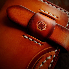 Handmade Leather Card Wallets Mens Leather Card Wallet Brown Leather Wallet for Credit Cards 
