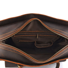 Cool Leather Mens Large Vintage Overnight Bag Weekender Bag Travel Bags For Men - iwalletsmen