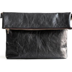 Genuine Leather Mens Cool Messenger Bag iPad Bag Chest Bag Bike Bag Cycling Bag for men - iwalletsmen
