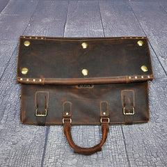 Leather Mens Doctor Bag Weekender Bags Travel Bag Duffle Bag for Men - iwalletsmen