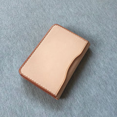 Handmade Leather Mens Cool Slim Leather Envelope Wallet Men Small Wallets Bifold for Men