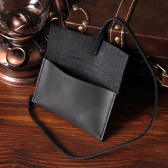 Handmade Mens Cool billfold Leather Wallet Men Small Card Slim Wallets Bifold for Men - iwalletsmen