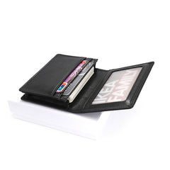 Leather Black Coffee Mens Small Card Wallet Coin Wallet Front Pocket Wallet for Men - iwalletsmen