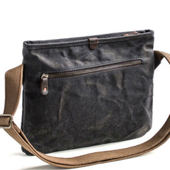 Canvas Mens Cool Small Messenger Bag iPad Bag Chest Bag Bike Bag Cycling Bag for men - iwalletsmen