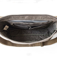 Canvas Mens Cool Small Messenger Bag iPad Bag Chest Bag Bike Bag Cycling Bag for men - iwalletsmen