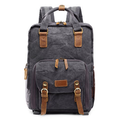 Green LARGE CANVAS WATERPROOF 15'' MENS DSLR CAMERA BAG CANON CAMERA BACKPACK NIKON CAMERA BAG FOR Women - iwalletsmen