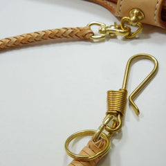 Leather Braided Biker Trucker Wallet Chain Hook for Chain Wallet Biker Wallet Trucker Wallet
