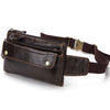 Cool Brown LEATHER MENS FANNY PACK FOR MEN BUMBAG Vintage WAIST BAGS - iwalletsmen