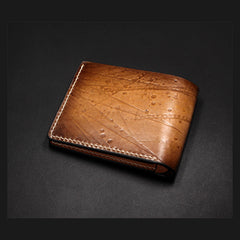 Handmade Leather Tooled EVANGELION EVA Mens billfold Wallet Cool Leather Wallet Slim Wallet for Men