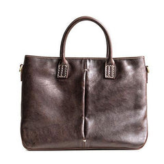 Genuine Leather Mens Briefcase Messenger Bag Laptop Bag Shoulder Bag for men - iwalletsmen