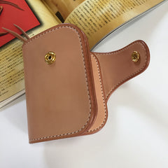 Handmade Leather Biker Wallet Mens Cool billfold Chain Wallet Trucker Wallet with Chain