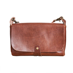 Cool Leather Mens Small Side Bag Leather Courier Bags Messenger Bags Side Bag for Men - iwalletsmen
