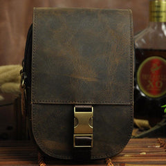 Vintage Leather Belt Pouches for Men Waist Bags BELT BAG For Men - iwalletsmen