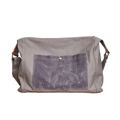 Canvas Mens 14 inches Side Bag Canvas Messenger Bags Canvas Travel Large Courier Bags for Men - iwalletsmen