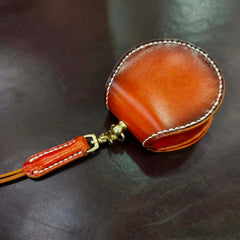 Cool Leather Brown Men's Womens Coin Holder Black Wristlet Change Wallet Coin Case For Men - iwalletsmen