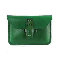 Handmade Leather Mens Card Wallets Front Pocket Wallet Small Change Wallets for Men - iwalletsmen