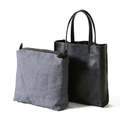 Handmade Leather Mens Tote Bag Cool Messenger Bag Tote Bag Handbag Shoulder Bag for men