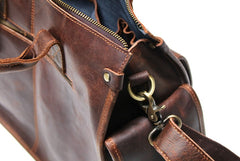 Cool Leather Mens Large Travel Bags Handbag Shoulder Bags for men - iwalletsmen