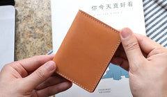 Leather Mens Card Wallets Small Wallet Slim Wallet Front Pocket Wallet for Men - iwalletsmen