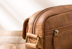 Cool Small Leather Mens Shoulder Bags Messengers Bag for Men - iwalletsmen