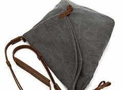 Mens Canvas Rustic Courier Bag Side Bag Messenger Bag Camera Shoulder Bag for Men - iwalletsmen