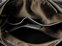 Small Leather Mens SIDE BAGs COURIER BAGs Messenger Bag Shoulder Bag for Men - iwalletsmen