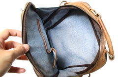 Cool Leather Mens Small Handbags Messenger Bags Shoulder Bag for men - iwalletsmen
