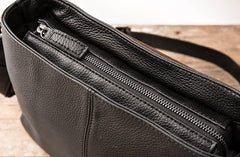 Handmade Cool Leather Mens Small Messengers Bag Shoulder Bags for Men - iwalletsmen