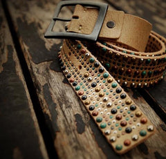 Handmade Genuine Leather Mens Belt Custom Cool Leather Men Black Belt for Men