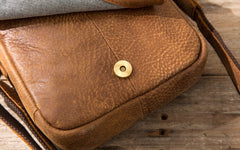 Cool Leather Small Mens Messenger Bags Shoulder Bags for Men - iwalletsmen