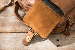 Cool Leather Small Mens Messenger Bags Small Shoulder Bags  for Men - iwalletsmen
