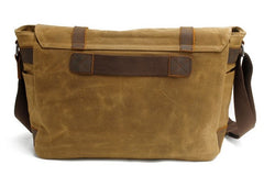 Waxed Canvas Mens Camera Shoulder Bag Canvas Messenger Bag Canvas Camera Side Bag for Men - iwalletsmen