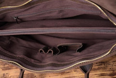 Genuine Leather Mens Cool Messenger Bag Briefcase Work Bag Business Bag for men