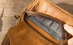 Leather Belt Pouch Phone Case Mens Waist Bag Shoulder Bag for Men - iwalletsmen