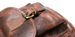 Cool Mens Leather Backpacks Travel Backpacks Laptop Backpacks for Men - iwalletsmen