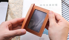 Leather Mens Card Wallets Small Wallet Slim Wallet Front Pocket Wallet for Men - iwalletsmen