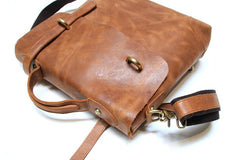 Vintage Mens Leather Briefcase Handbag Shoulder Bag Backpack for men - iwalletsmen