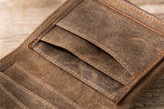 Cool Canvas Mens Small Wallet Bifold Vintage billfold Wallets for Men - iwalletsmen