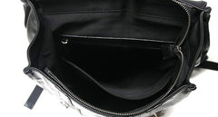 Black Leather Mens Backpack Travel Backpacks Laptop Backpack for men - iwalletsmen