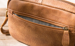 Cool Small Leather Mens Shoulder Bags Messengers Bag for Men - iwalletsmen