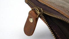 Mens Canvas Small Wallet for men Bifold Cool Men billfold Small Wallet - iwalletsmen