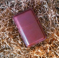 Cool Leather Mens 20pcs Cigarette Holder Case Vintage Custom Cigarette Case for Men - iwalletsmen