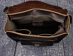 Cool Leather Mens Briefcase Messenger Bag Shoulder Bag Satchel Backpack for men - iwalletsmen