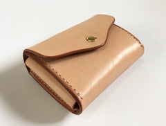 Handmade Leather Mens Cool billfold Wallet Card Holder Small Card Slim Wallets for Men