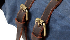 Waxed Canvas Mens Travel Backpack Canvas Hiking Backpack Canvas Backpack for Men - iwalletsmen
