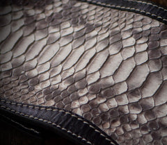 Handmade Leather Biker Wallet Mens Cool billfold Chain Wallet Trucker Wallet with Chain